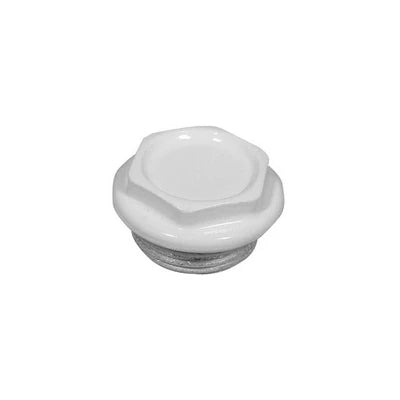 Tappo cieco dx / sx zincato verniciato per radiatori fl 42 1 sx bianco