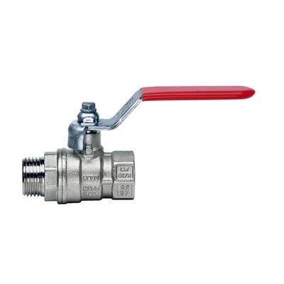 Valvola a sfera mf leva piatta 1/2 dn 15 30 bar / 435 psi