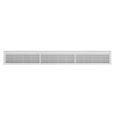Griglia da incasso con rete l. 1042 x h. 130 mm bianco