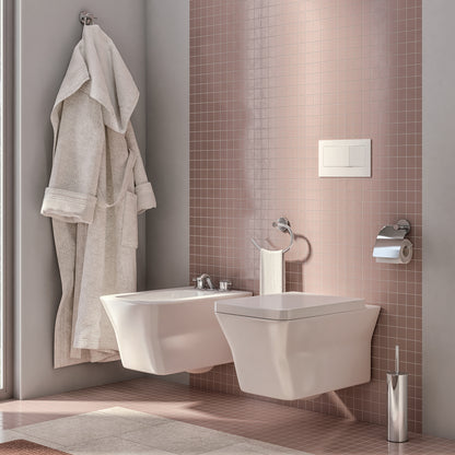 Porta asciugamani ad anello in Acciaio Inox e Cromall Gedy serie Felce - Cromato by CeramicStore | Lo specialista del tuo bagno