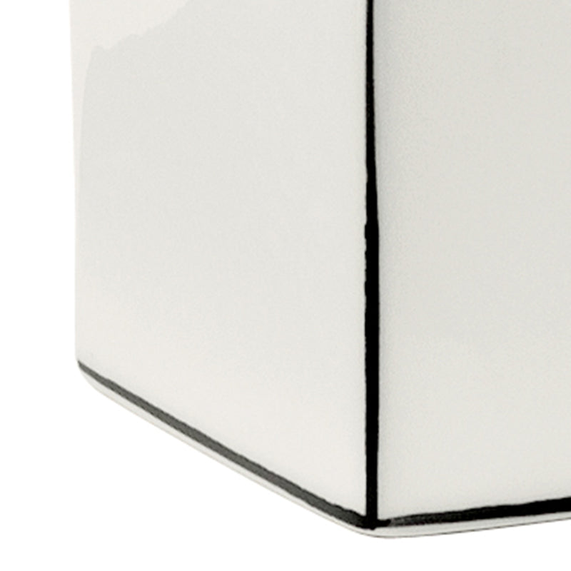 Portaspazzolini in ceramica Gedy serie Lucrezia - Bianco