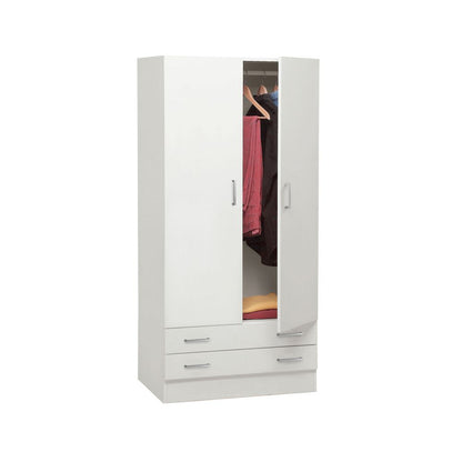 Armadio a due ante e due cassetti modello Facile - Bianco by CeramicStore | Lo specialista del tuo bagno