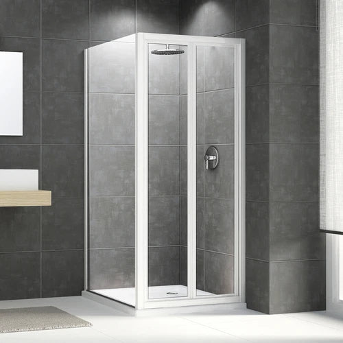 Porta doccia a soffietto libro tris lux acrilico cm 66-72