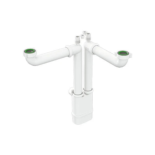 Sifone salvaspazio per lavelli cucina galileo 2 1 1/2 x diam. 40 mm
