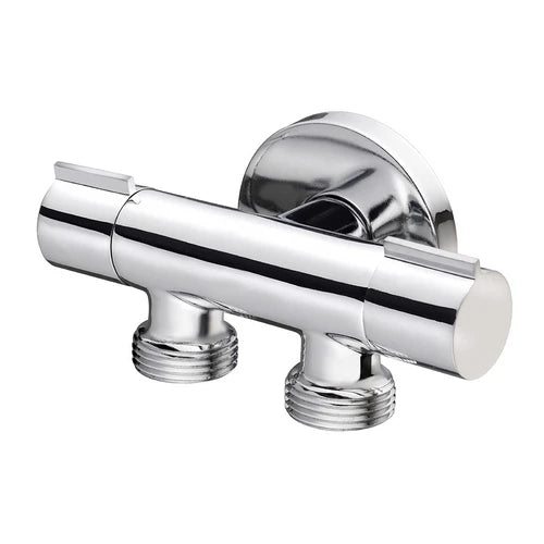Rubinetto minimale doppio compatto 1/2 x 3/4 x 3/4