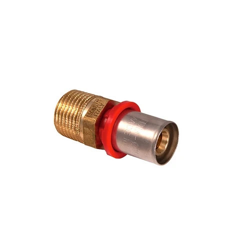 Raccordo diritto maschio a pressare per multistrato 2 x 63