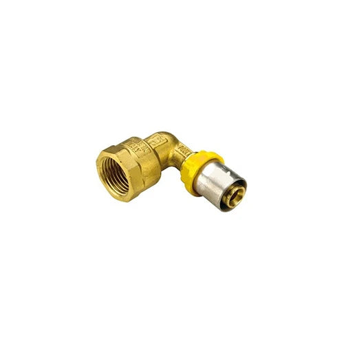 Raccordo per multistrato gas curvo femmina 26 x 1