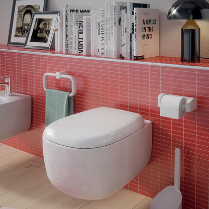 Portasalviette ad anello a muro di Gedy serie 2900 - Bianco by CeramicStore | Lo specialista del tuo bagno