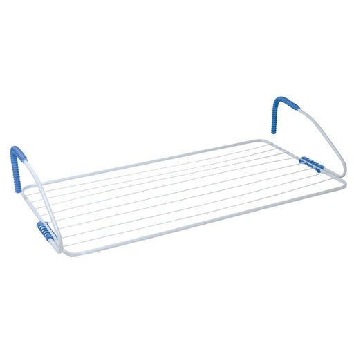 Stendino da balcone 10m regolabile in acciaio bianco/blu by CeramicStore | Lo specialista del tuo bagno