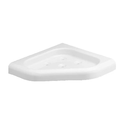 Porta sapone angolare serie luca bianco