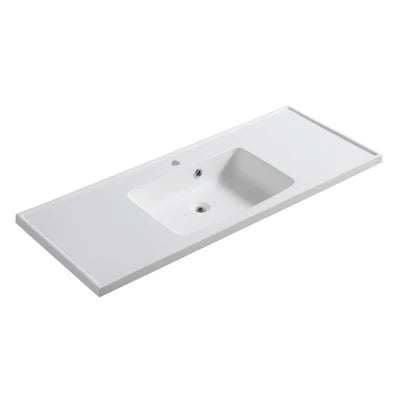 Consolle in resina mod. lc24 cm 80 x 45 vasca a sinistra