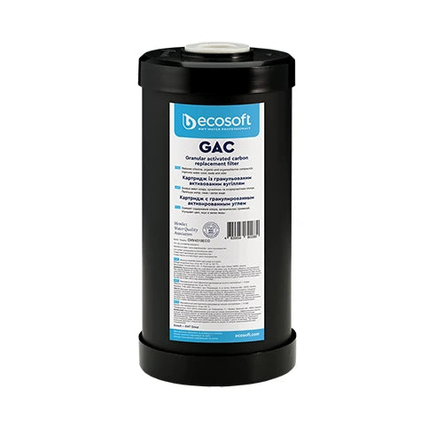 Cartuccia filtrante gac 4 5 ecosoft h. 20