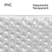 Tappeto antiscivolo doccia 53x53 modello Solid di Gedy - Trasparente by CeramicStore | Lo specialista del tuo bagno