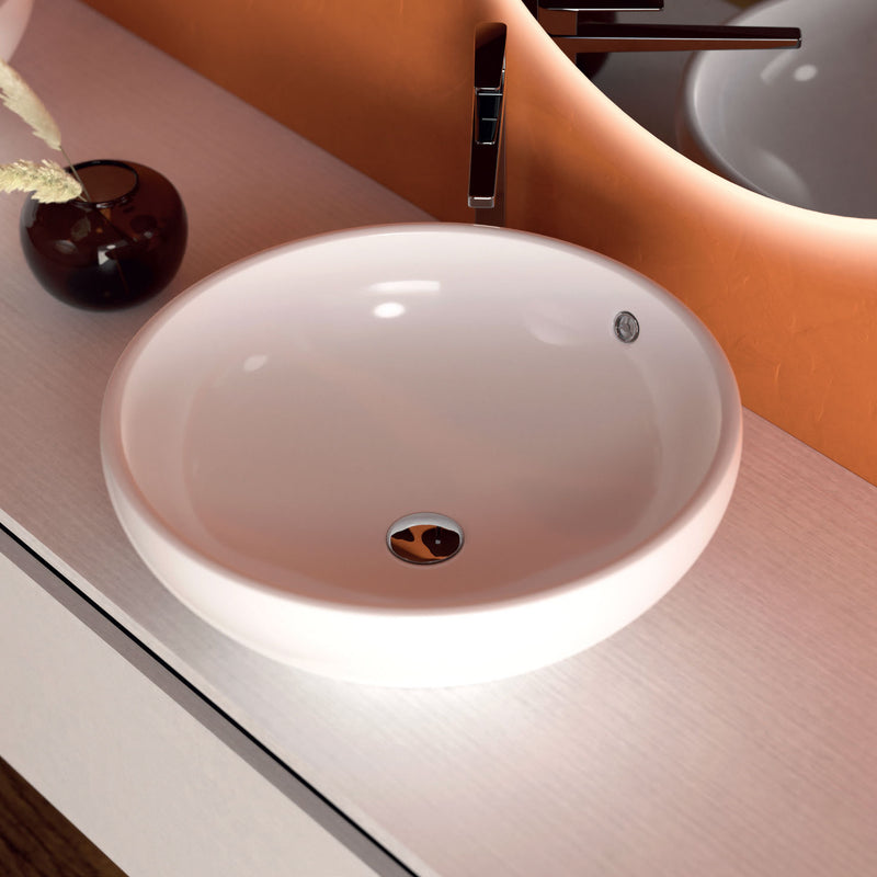 Mobile da Bagno sospeso con doppio lavabo e doppio specchio a Led Legno da 160 cm Made in Italy - Cubi&Co Magic