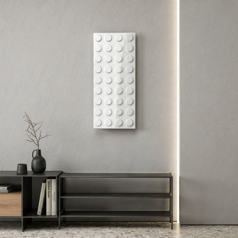 Free-standing electric towel warmer Tree Scirocco H - Glossy white