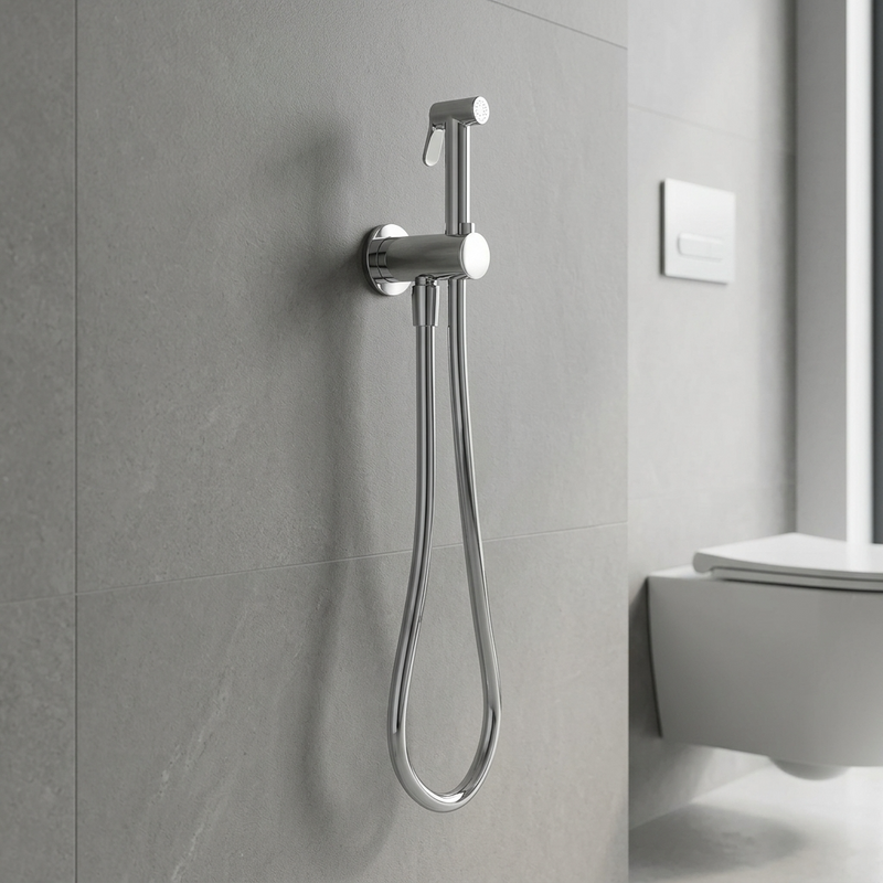 Idroscopino in ottone BathCore con comando diretto - Cromo