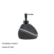 Dosasapone da appoggio con erogatore Gedy serie Yvonne - Grigio