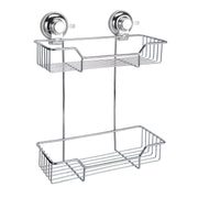 Portaoggetti doccia doppio in filo di Gedy serie Hot - Cromato by CeramicStore | Lo specialista del tuo bagno
