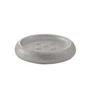 Portasapone da appoggio in ceramica Gedy modello Astrid - Argento