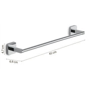 Portasalviette 45 cm Gedy modello Tonga 45x6.9xH4.7 cm - Cromato by CeramicStore | Lo specialista del tuo bagno