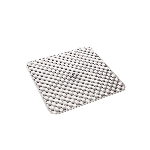 Tappeto antiscivolo doccia 53x53 in gomma modello Geo di Gedy - Bianco by CeramicStore | Lo specialista del tuo bagno