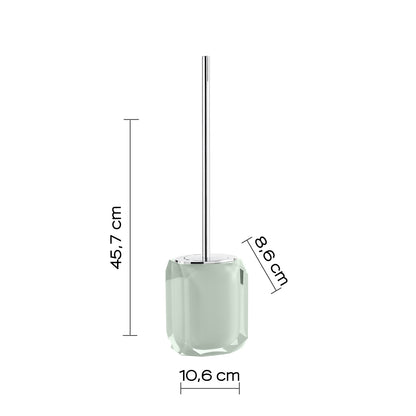 Scopino con ciuffo in setole Gedy serie Chanelle - Verde Menta by CeramicStore | Lo specialista del tuo bagno