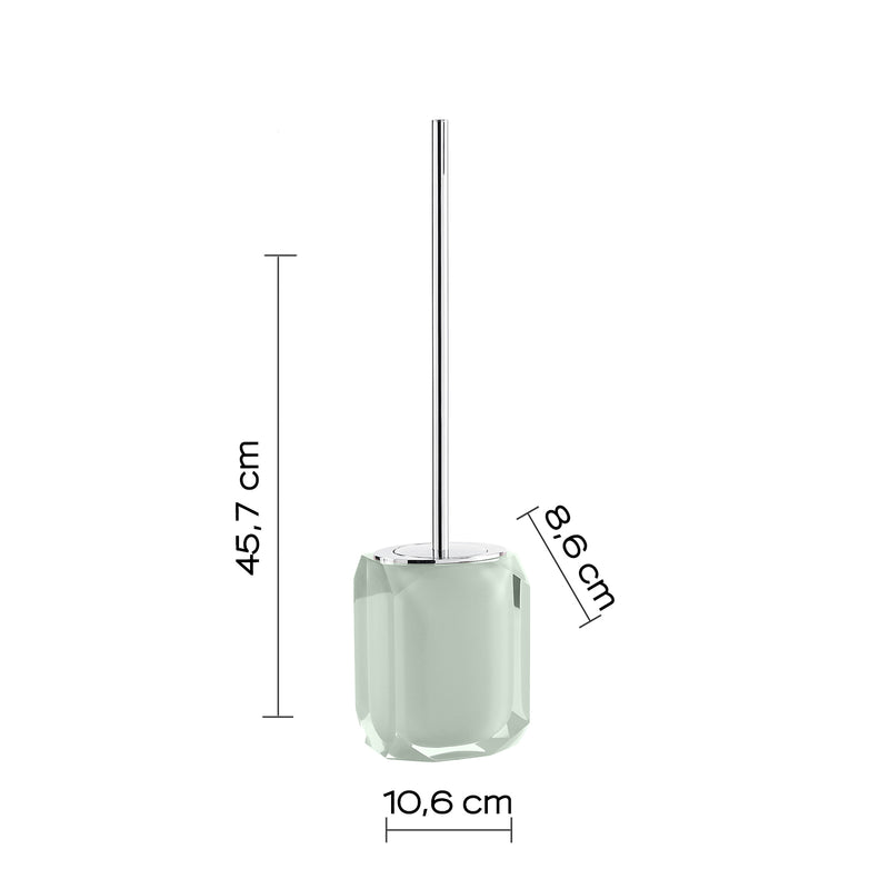 Scopino con ciuffo in setole Gedy serie Chanelle - Verde Menta by CeramicStore | Lo specialista del tuo bagno