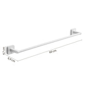 Portasalviette 60 cm Gedy modello Tonga 60x6.9xH4.7 cm - Bianco Matt by CeramicStore | Lo specialista del tuo bagno