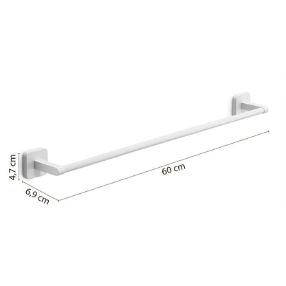 Portasalviette 60 cm Gedy modello Tonga 60x6.9xH4.7 cm - Bianco Matt by CeramicStore | Lo specialista del tuo bagno