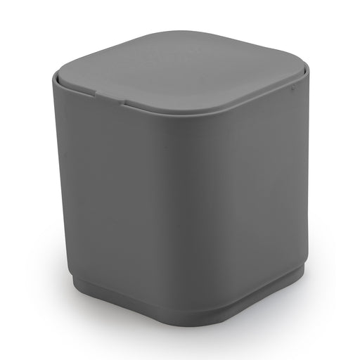 Cestino da tavolo 1.2 lt da appoggio Gedy serie Seventy - Grigio by CeramicStore | Lo specialista del tuo bagno