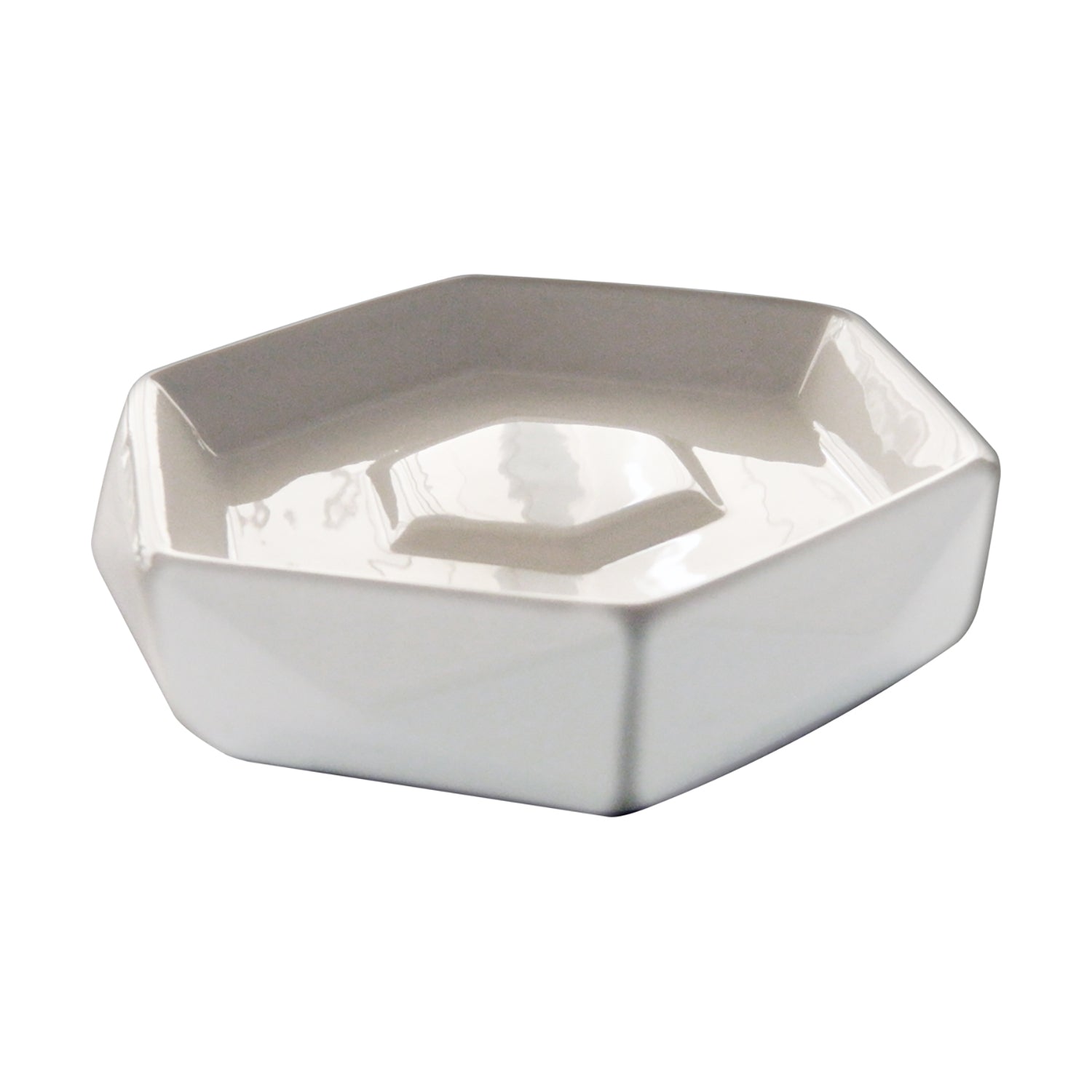 Portasapone in ceramica Gedy serie Dalia - Bianco