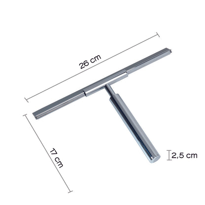 Set tergivetro e gancio modello Thor di Gedy - Cromato by CeramicStore | Lo specialista del tuo bagno