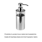 Dispenser sapone in Acciaio Inox Gedy serie Betty - Cromato