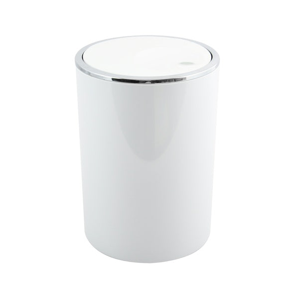 Elegante Pattumiera ribaltabile modello MIKA capienza 6L colore Bianco by CeramicStore | Lo specialista del tuo bagno