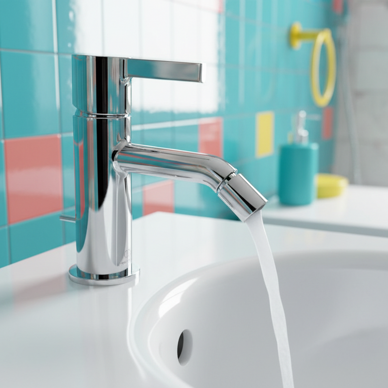 Miscelatore Bidet cromato con scarico a saltello Ideal Standard Joy ART  BC784AA