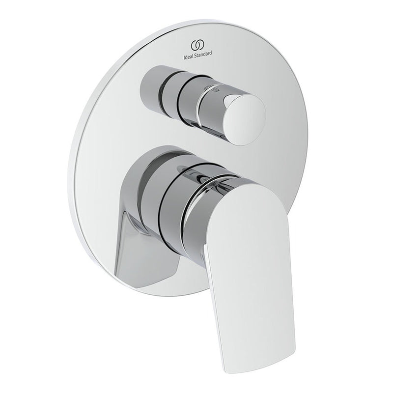 Miscelatore doccia incasso ad 2 vie con Deviatore, solo parte esterna, Ideal Standard La Dolce Vita Art. BD669AA