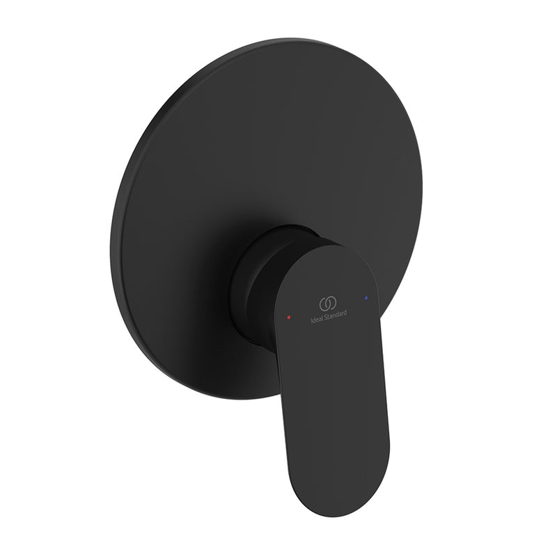 Miscelatore doccia incasso Nero Opaco completo di parti esterna e parte interna Ideal Standard Ceralife O Art BE022XG