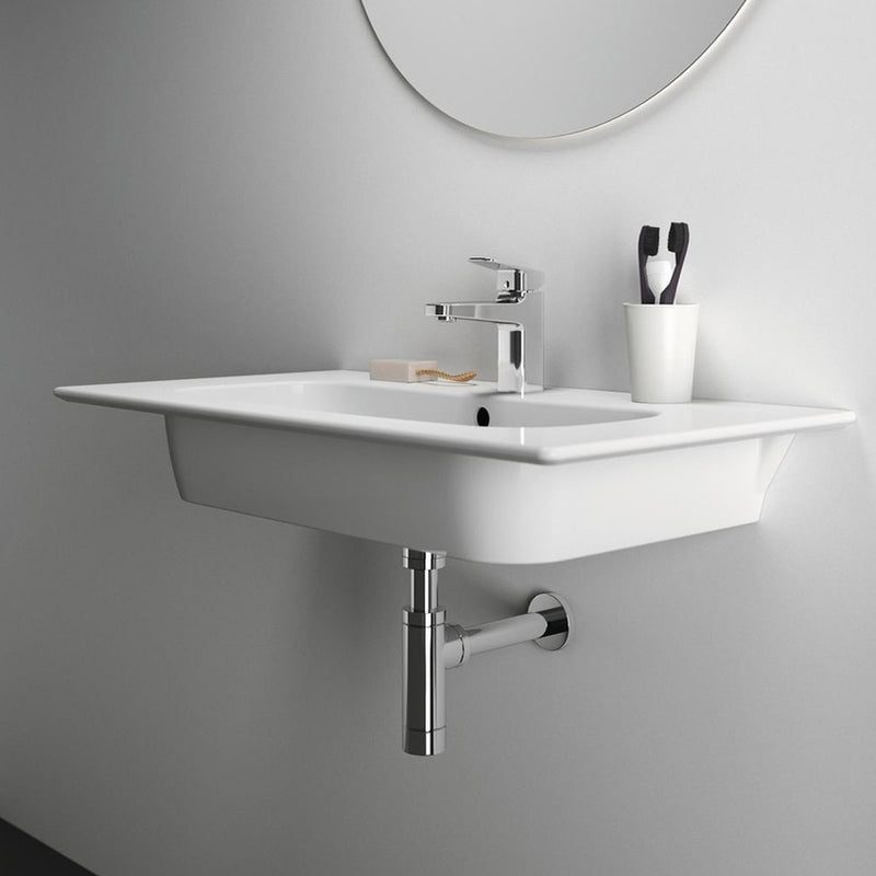 Lavabo Top sospeso in ceramica da 64 cm Ideal Standard I.Life A Art T461901