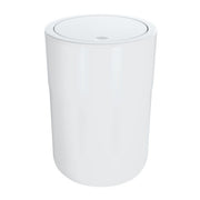 Cestino 5L con coperchio a dondolo modello Cocco - Bianco by CeramicStore | Lo specialista del tuo bagno