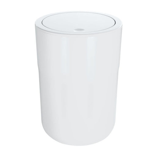 Cestino 5L con coperchio a dondolo modello Cocco - Bianco by CeramicStore | Lo specialista del tuo bagno