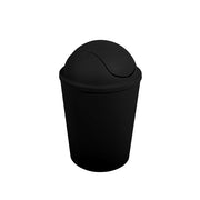 Cestino con coperchio ribaltabile da 5,5L modello Ako - Nero by CeramicStore | Lo specialista del tuo bagno