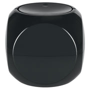 Pattumiera 1L a forma di Dado con coperchio basculante - Nero by CeramicStore | Lo specialista del tuo bagno