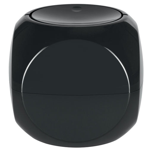 Pattumiera 1L a forma di Dado con coperchio basculante - Nero by CeramicStore | Lo specialista del tuo bagno
