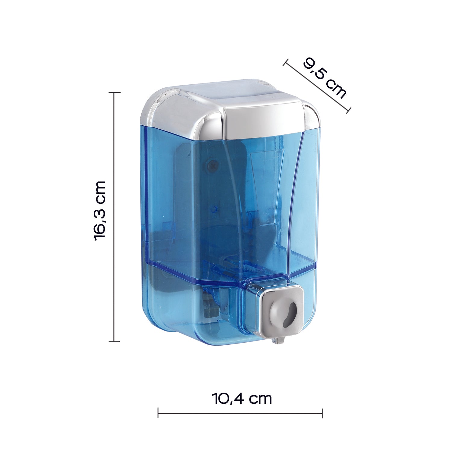 Distributore di sapone modello Cod di Gedy da 500 ml - Cromato by CeramicStore | Lo specialista del tuo bagno