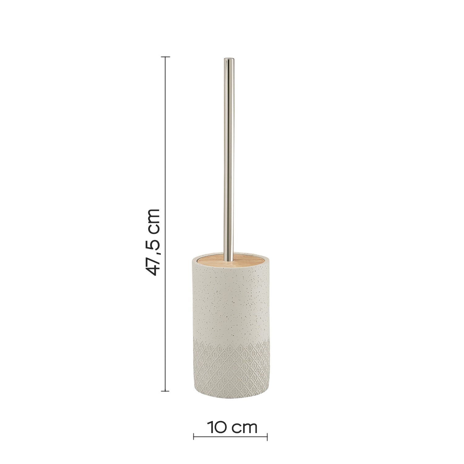 Scopino in cemento e bambà¹ Gedy serie Afrodite - Grigio by CeramicStore | Lo specialista del tuo bagno