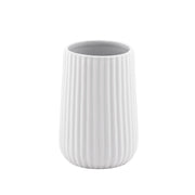 Portaspazzolini da appoggio in ceramica Gedy modello Marika - Bianco