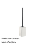 Scopino wc in ceramica Gedy serie Lucrezia - Bianco by CeramicStore | Lo specialista del tuo bagno