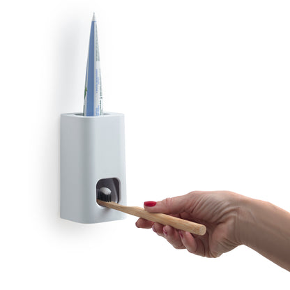 Dispenser per dentifricio a parete Gedy serie Seventy - Bianco by CeramicStore | Lo specialista del tuo bagno