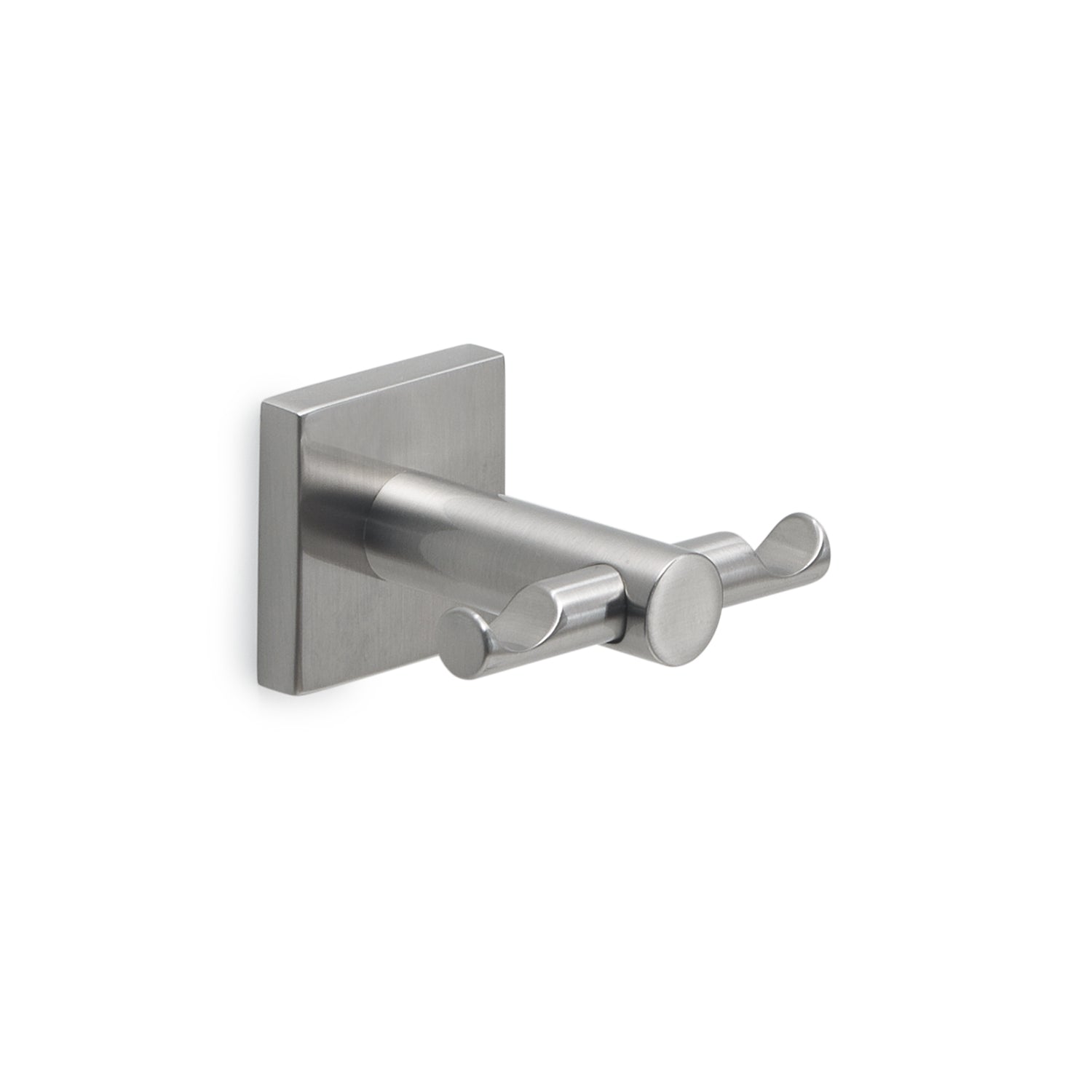 Appendiabiti doppio a muro di Gedy serie Fuji - Spazzolato by CeramicStore | Lo specialista del tuo bagno