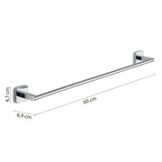 Portasalviette 60 cm Gedy modello Tonga 60x6.9xH4.7 cm - Cromato by CeramicStore | Lo specialista del tuo bagno